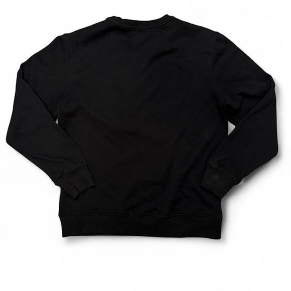 Qilo NYC Graphic Crewneck Sweatshirt Black Cotton Long Sleeve Size L Urban - Picture 2 of 9